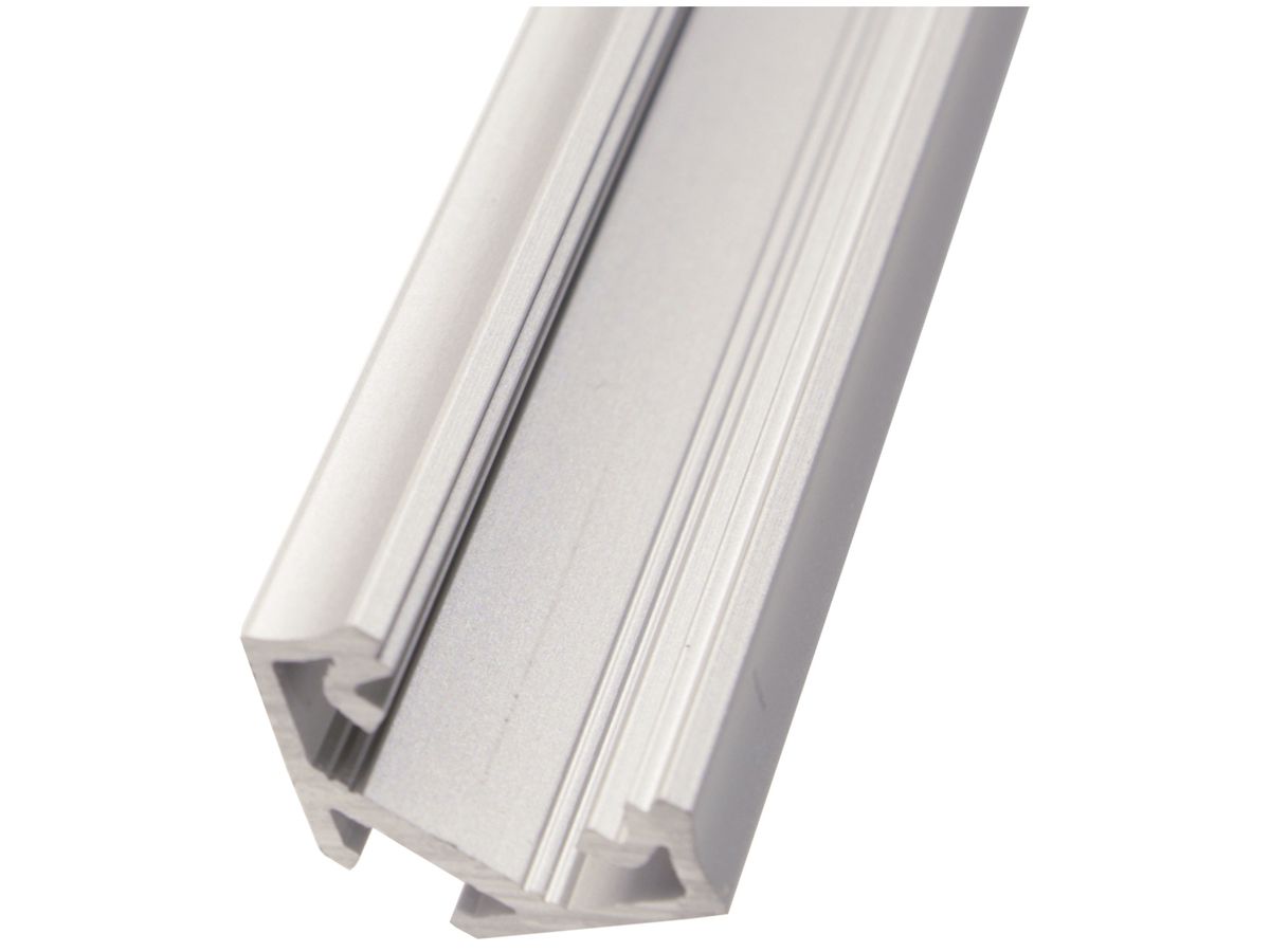 LED Eck-Montageschiene CASAMBI PR-2316-C2, 2000×17×17mm, 45°, eloxiert, silber