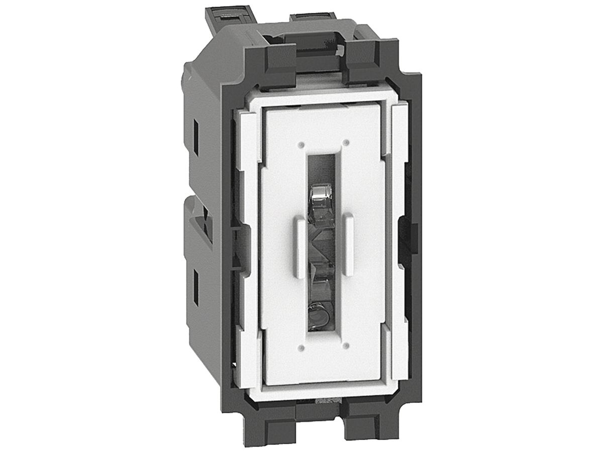 Schalter Living Now Sch 0 1 Modul mit Steckklemmen beleuchtbar 10AX