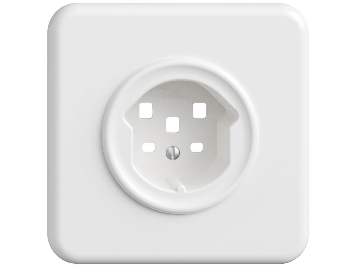 UP-Montageset STANDARDdue SNAPFIX® für Steckdose T25 ws