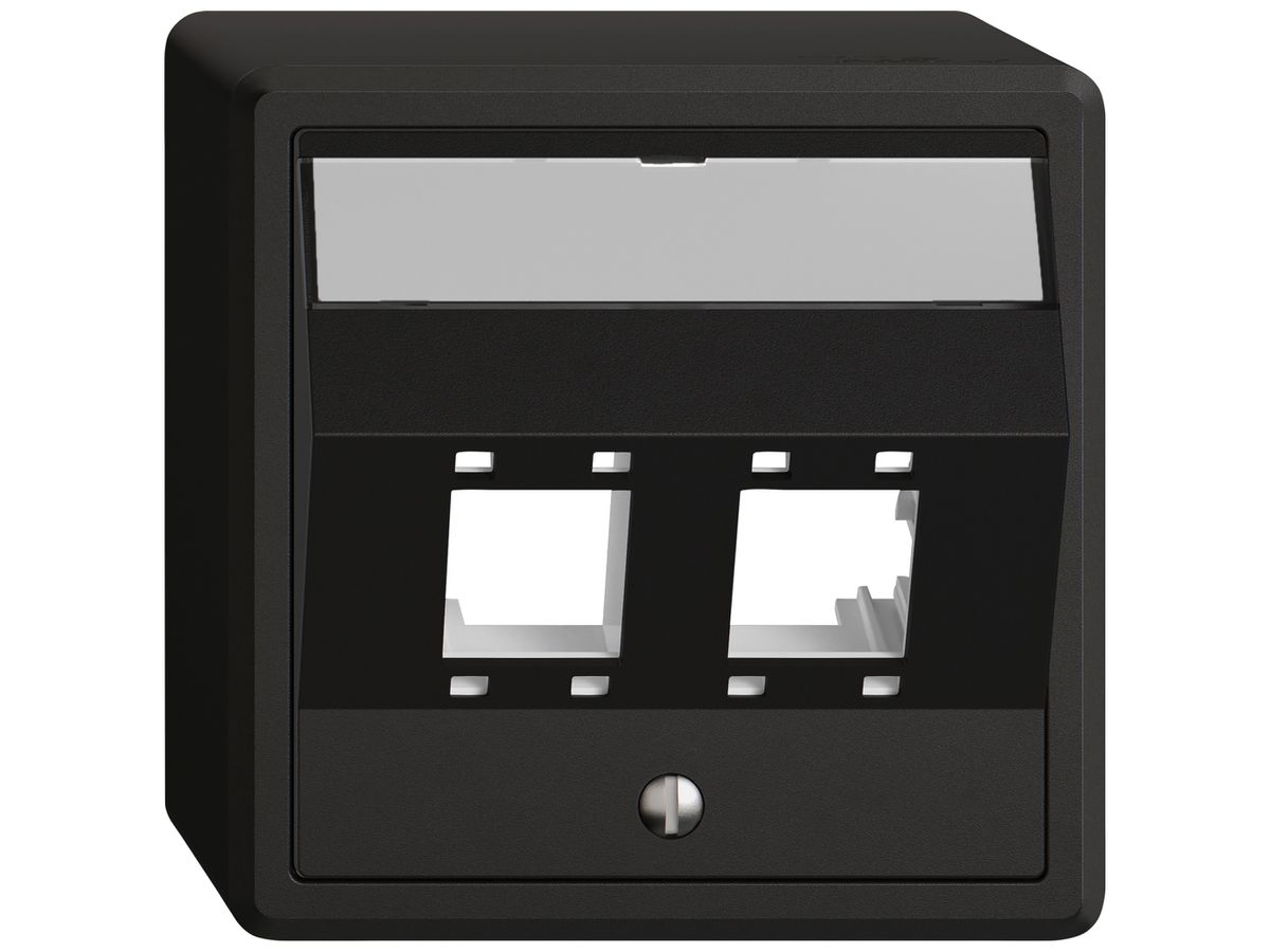 AP-Montageset EDIZIO.liv SNAPFIX® für freenet Kat.5e/6 2× sz