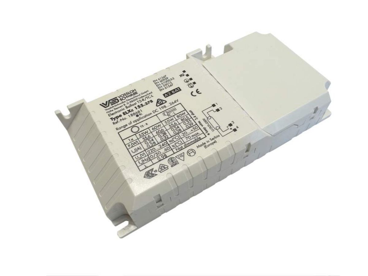 Vorschaltgerät Vossloh 55/60W/80W - für T5-R und TC-L