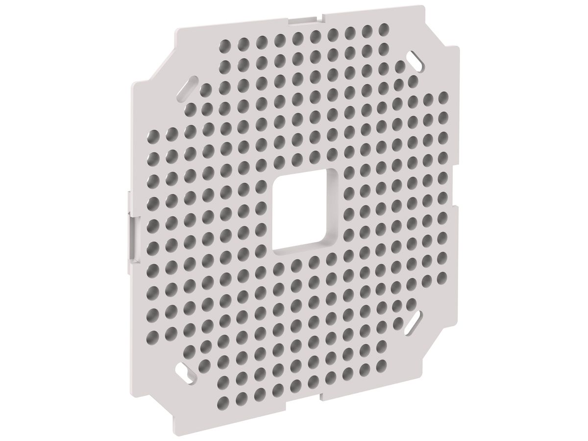 Montageplatte Morach-Technik CRALLO-LEU 1×1 PE-HD GDP 850°C grau
