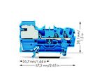 Trennklemme WAGO TOPJOB S 2LN 0.25…2.5mm² 32A blau