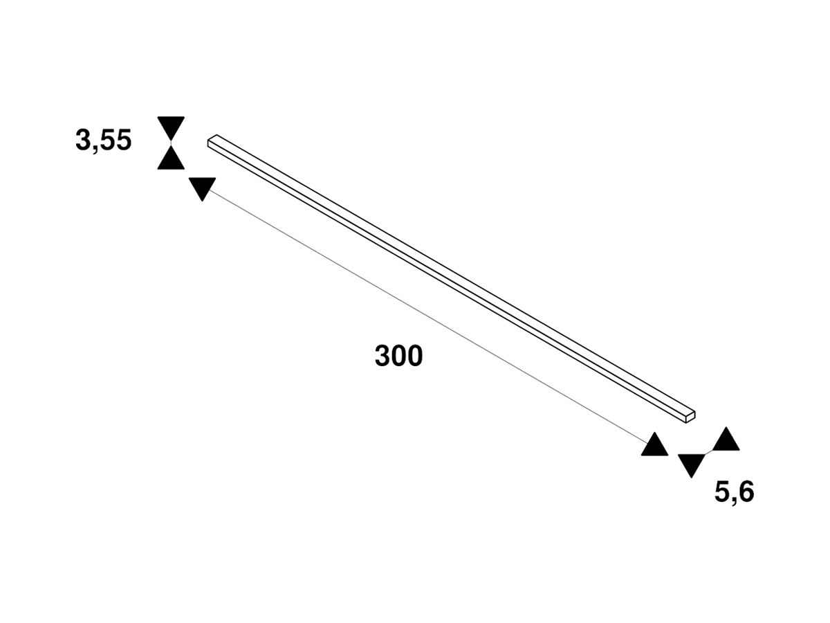 EB-Stromschiene SLV S-TRACK DALI 3-phasig 230V Aluminium 3000mm weiss