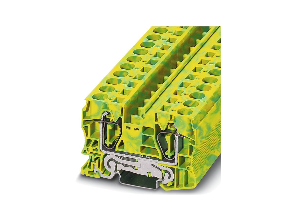 Durchgangsreihenklemme 0.2…25mm² grün/gelb, ST 16-PE