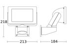 LED-Strahler Steinel LS 300 M 30.6W 840 3120lm IP44 weiss