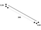 AP-Stromschiene SLV TRACK 48V 1Ph Aluminium schwarz 3000mm