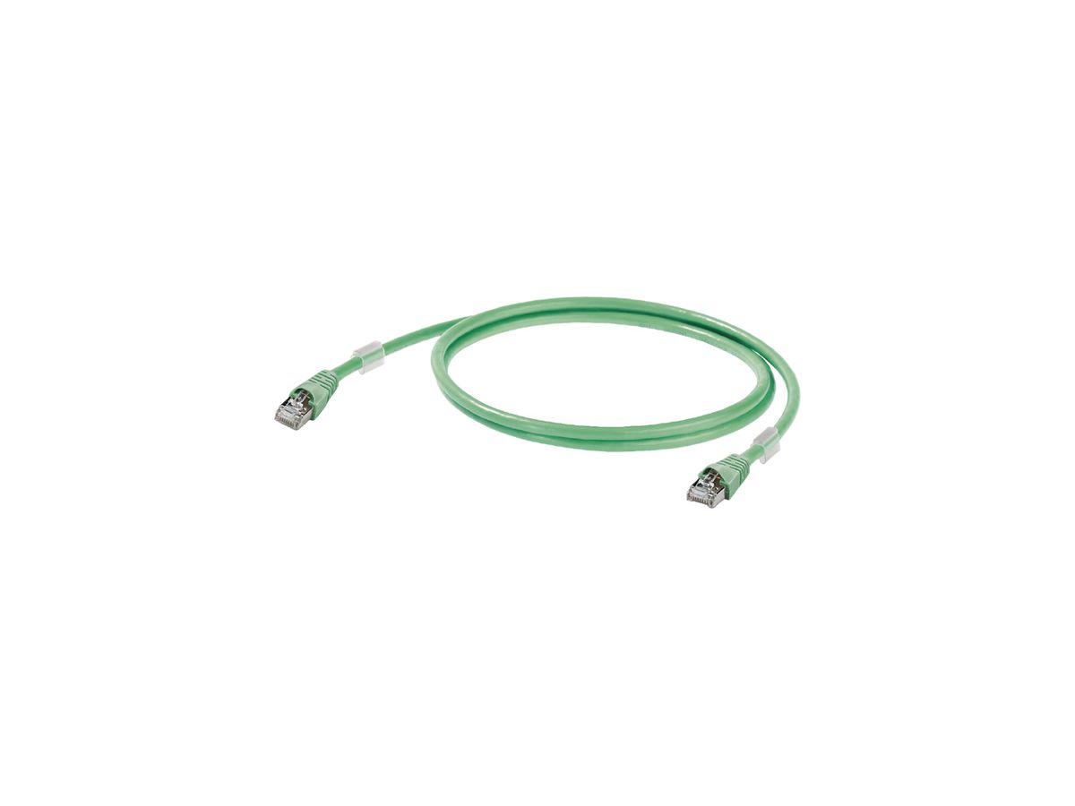 Patchkabel Weidmüller CabinetLine Cat.6 LSZH RJ45/RJ45 3m grün