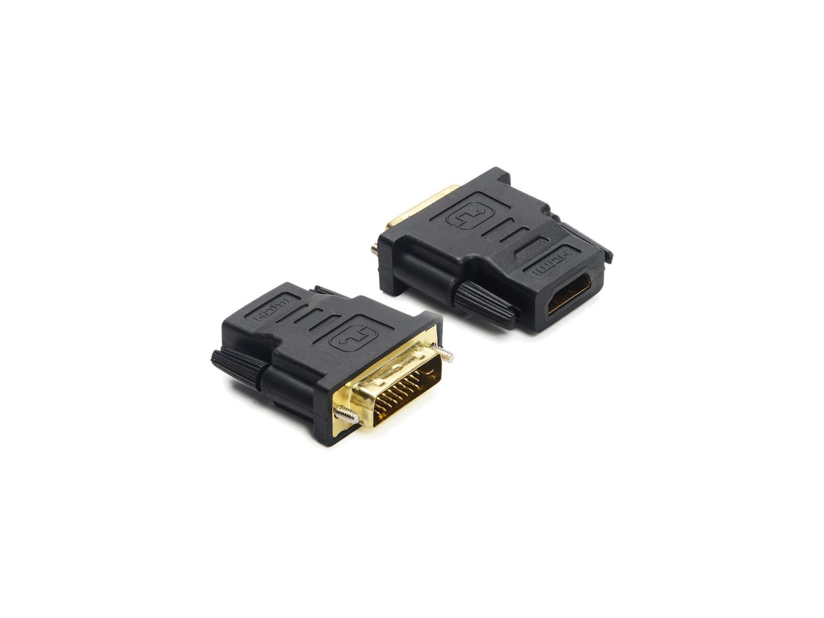 Adapter CeCoNet HDMI (f)/DVI (m) WUXGA 165MHz 4.95Gbit/s geschirmt schwarz