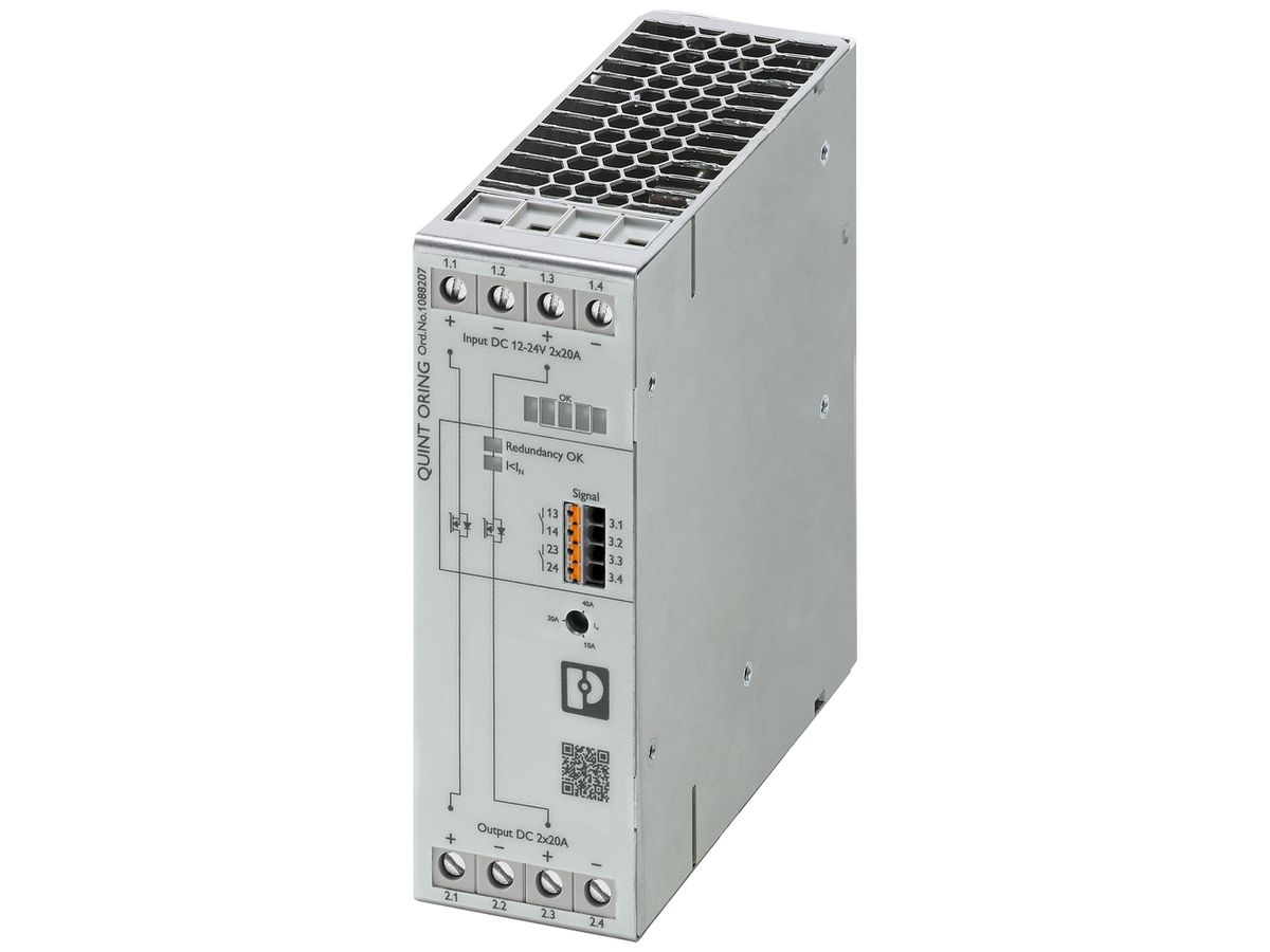 Redundanzmodul PX QUINT4-ORING/12-24DC/2X20/2X20
