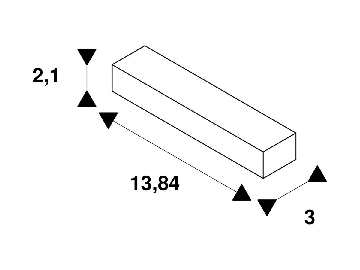 LED-Betriebsgerät SLV NUMINOS 9.2W 200mA DALI 138.4×30×21mm