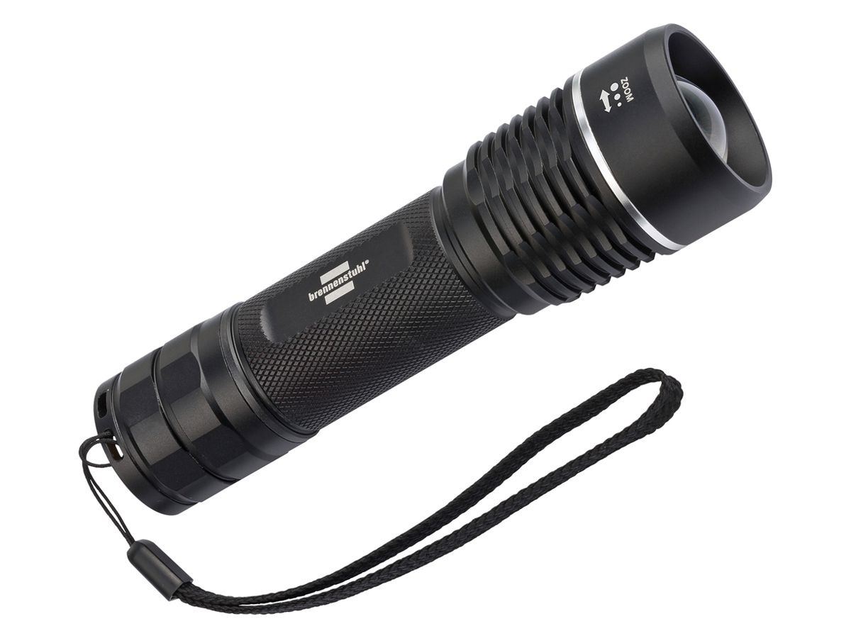 LED-Taschenlampe LuxPremium TL 1200 AF 1250lm IP67 1×26650 Akku USB 150mm Alu sz