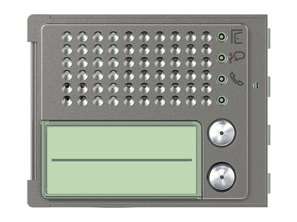 Frontblende für Tür-Lautsprecher-Modul Sfera Robur mit 2 Ruftasten