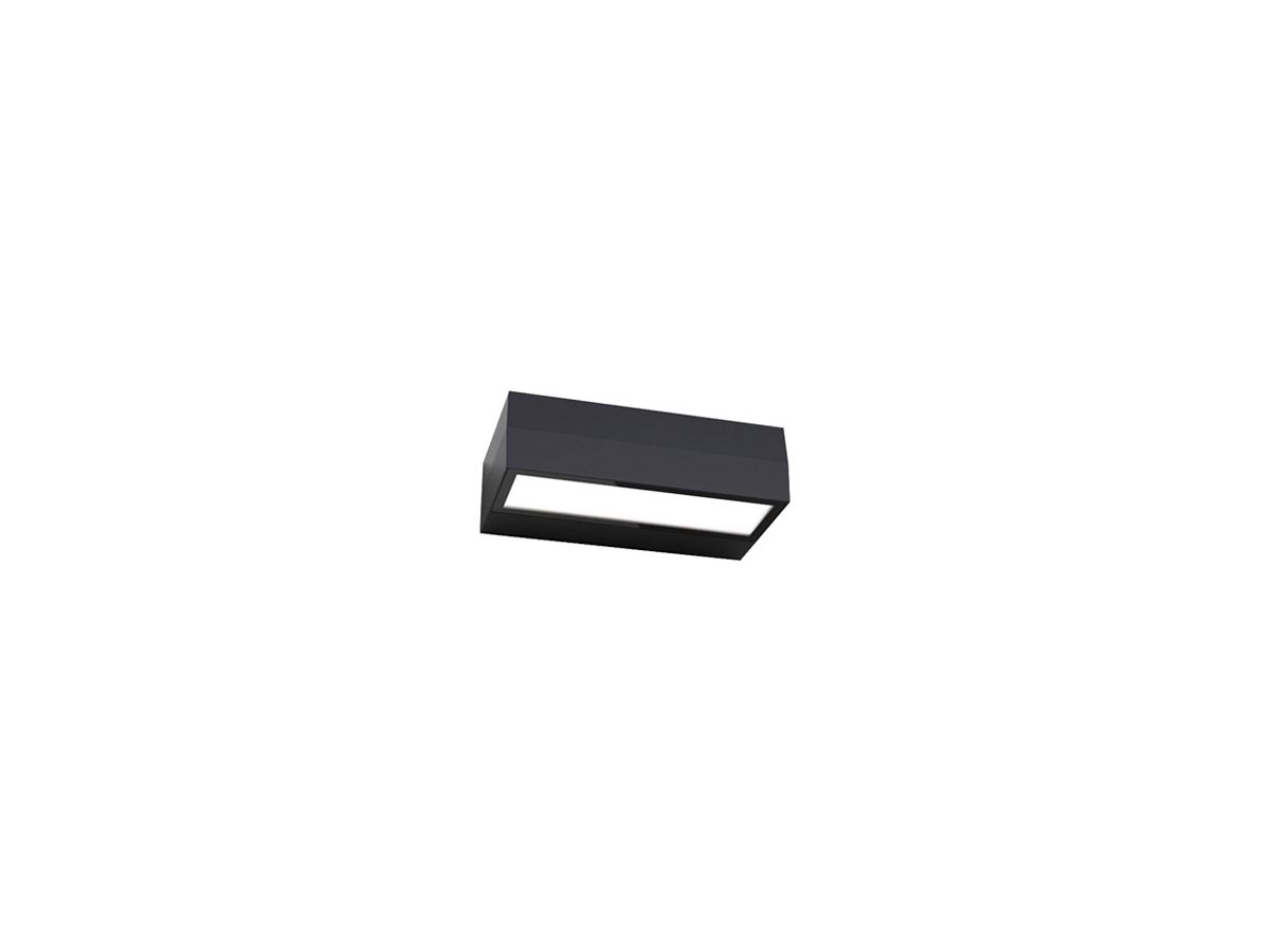 LED-Wandleuchte DOTLUX BRICK 10W 722lm 830/840 IP65 DALI 200×100mm schwarz