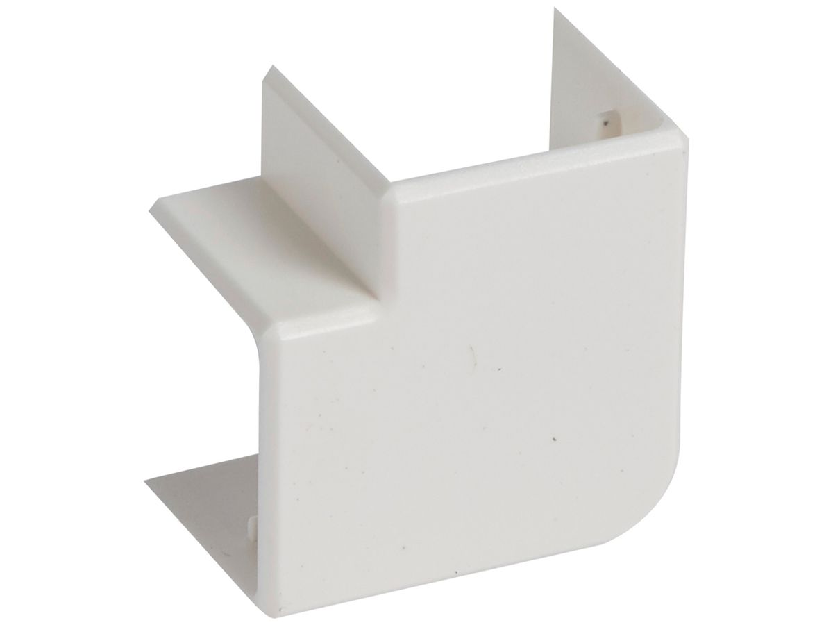 Ausseneck HF 85…95° 40×25mm Kunststoff weiss IP3X