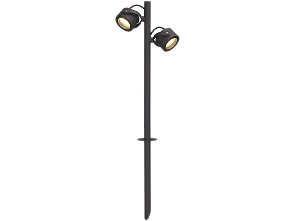 Spiessleuchte SLV SITRA 360, 2×GX53 9W IP44 anthrazit