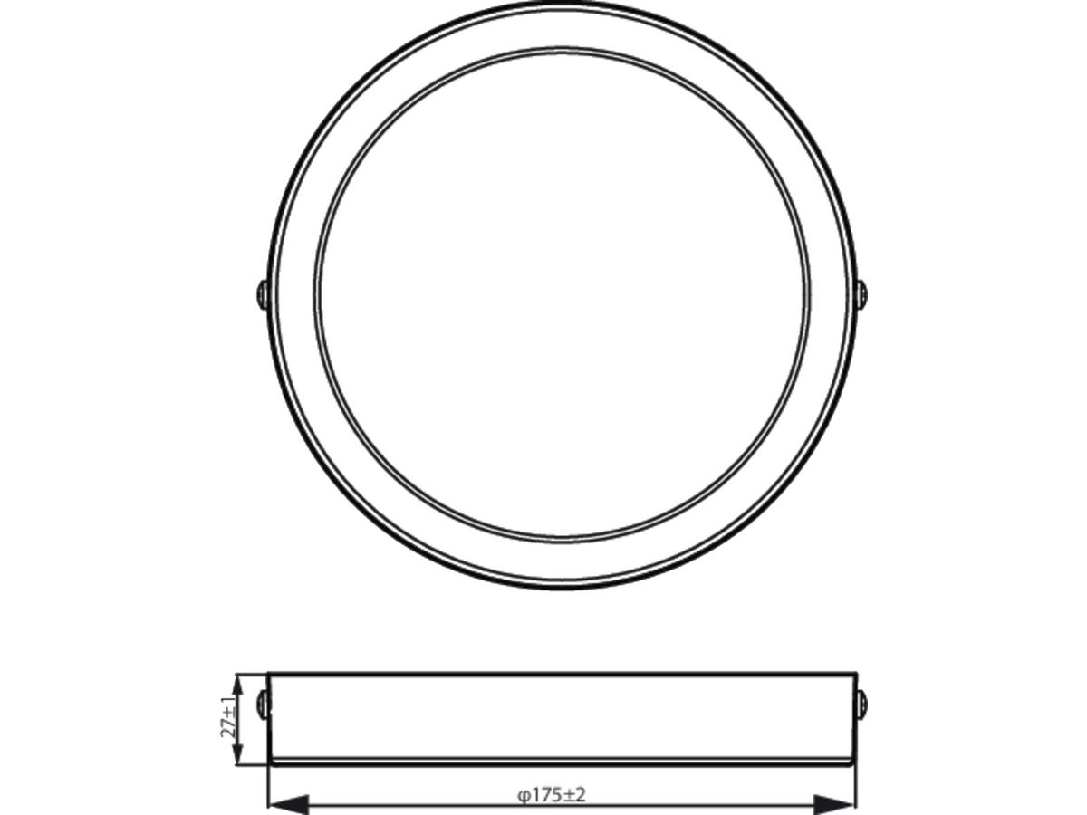 AP-LED-Downlight Ledinaire DN065C 12W 1200lm 840 VWB Ø175mm weiss