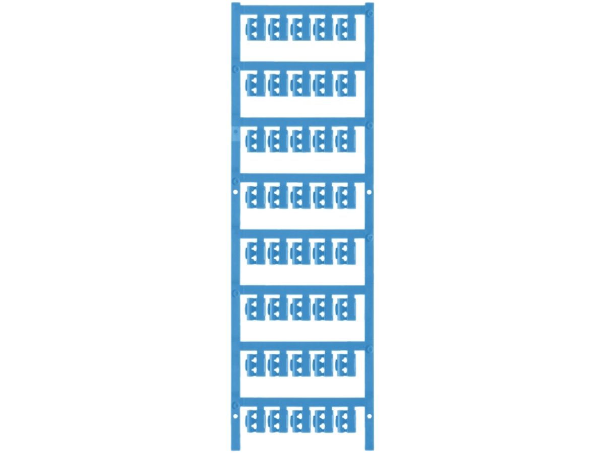 Leitermarkierer Weidmüller MultiCard SFC für Ø2…3.5mm 12×5.8mm PA66 blau