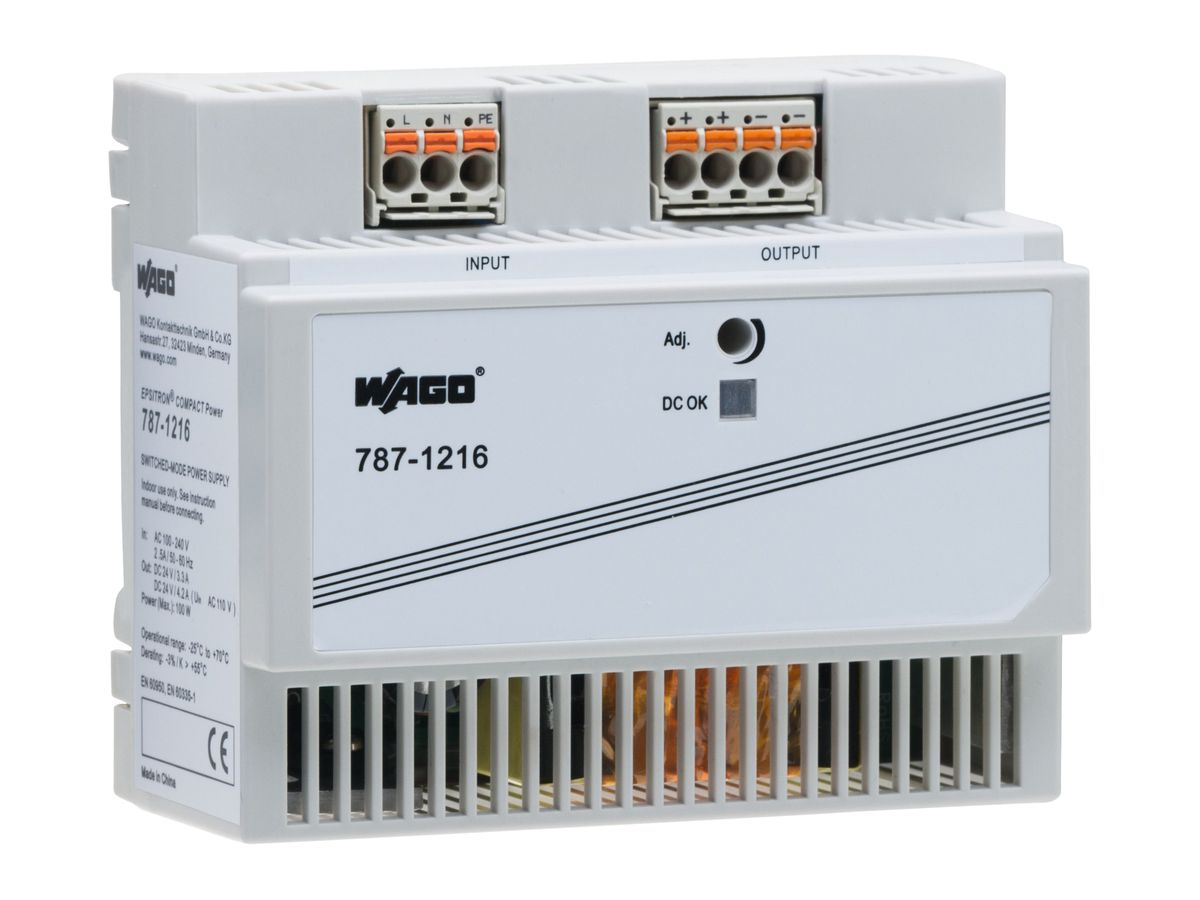 REG-Stromversorgung WAGO EPSITRON COMPACT, einphasig, 24VDC, 4A