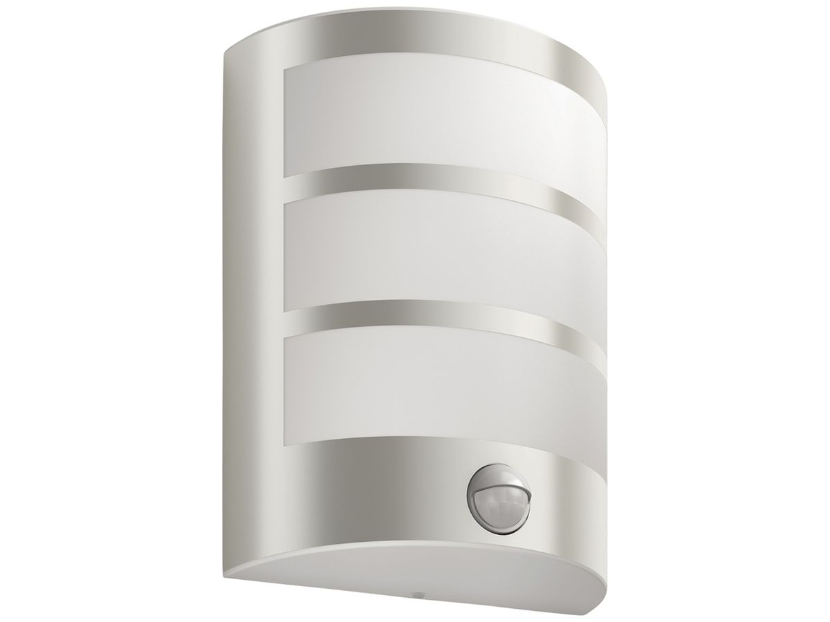 LED-Wandleuchte Philips Python IR SEN 3.8W 800lm 827 IP44 Edelstahl