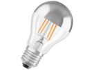 LED-Lampe LEDVANCE CLASSIC A E27 6.5W 640lm 2700K Typ A versp.silber DIM Ø60×105
