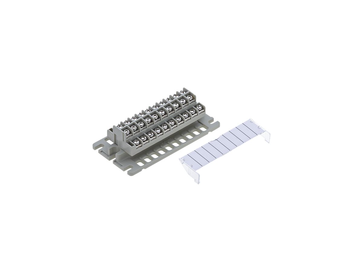 Klemmenleiste Reichle & De-Massari 2×10P 17.5A 0.75…1.5mm² schrauben/schrauben