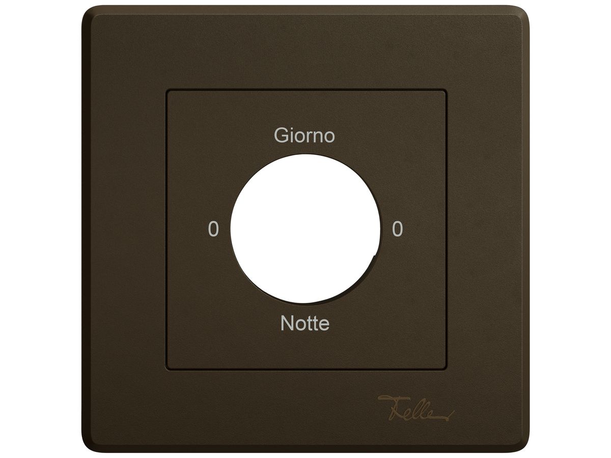 UP-Montageset EDIZIO.liv SNAPFIX® f.Drehschalter m.Schloss 0-Giorno-0-Notte br
