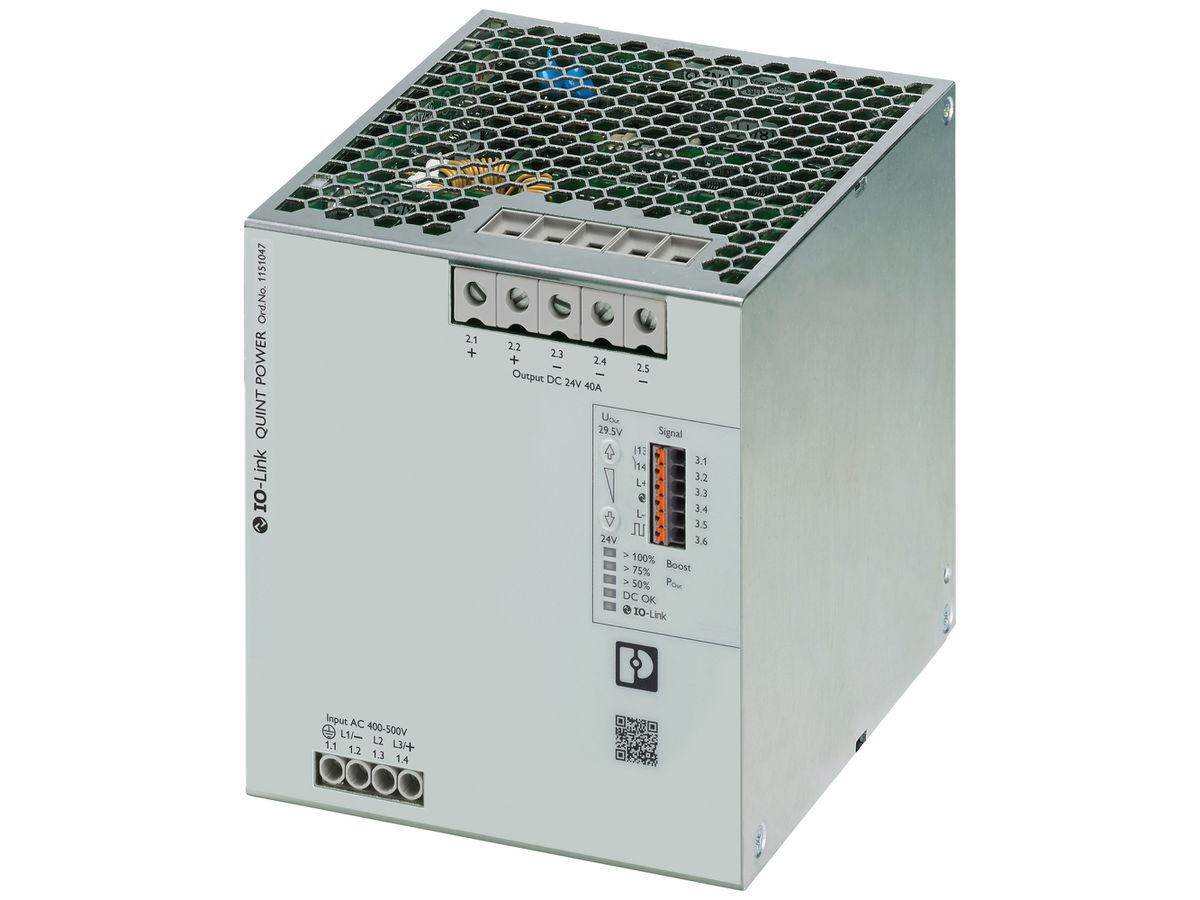 Schaltnetzteil PX QUINT4-PS/3AC/24DC/40/IOL 3L OUT 24VDC/40A