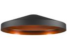 Leuchtenschirm SLV LALU TETRA rund konisch Stahl Ø360× 89mm schwarz bronze unif.
