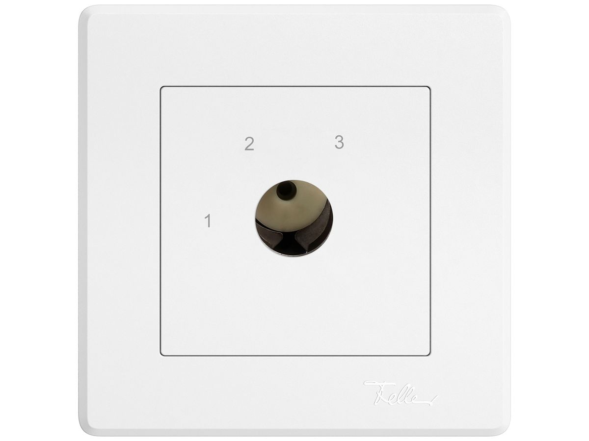 UP-Schlüsselschalter EDIZIO.liv für KABA 1514 getr.Kont.2P 1-2-3 T=87mm ws
