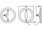 LED-Lampe CIRCOLUX 100 1521lm E27 14.5W 230V 827 Ø260mm