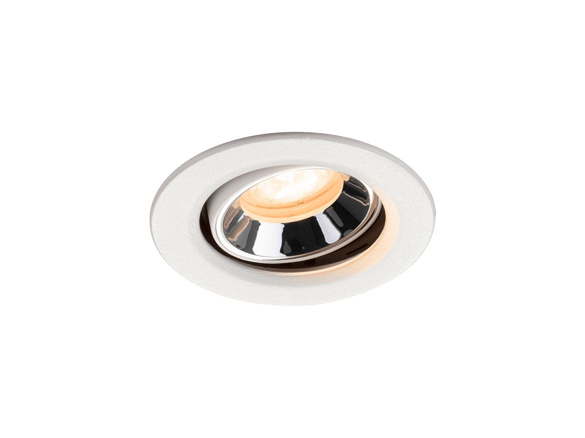 LED-Downlight SLV NUMINOS MOVE XS 6.9W 900lm 2700K WB DALI Ø68 ws/cr