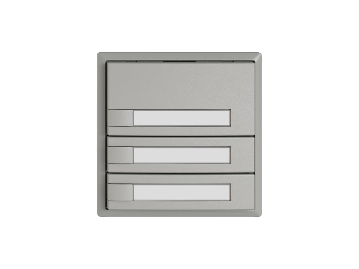 KNX-Taster RGB EDIZIO.liv SNAPFIX® Temperaturfüh.o.LED Pap.3×T 1-Tbed.hgu