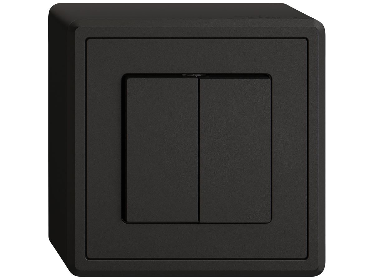 AP-Druckschalter EDIZIO.liv SNAPFIX® 1/3+3/1L sz