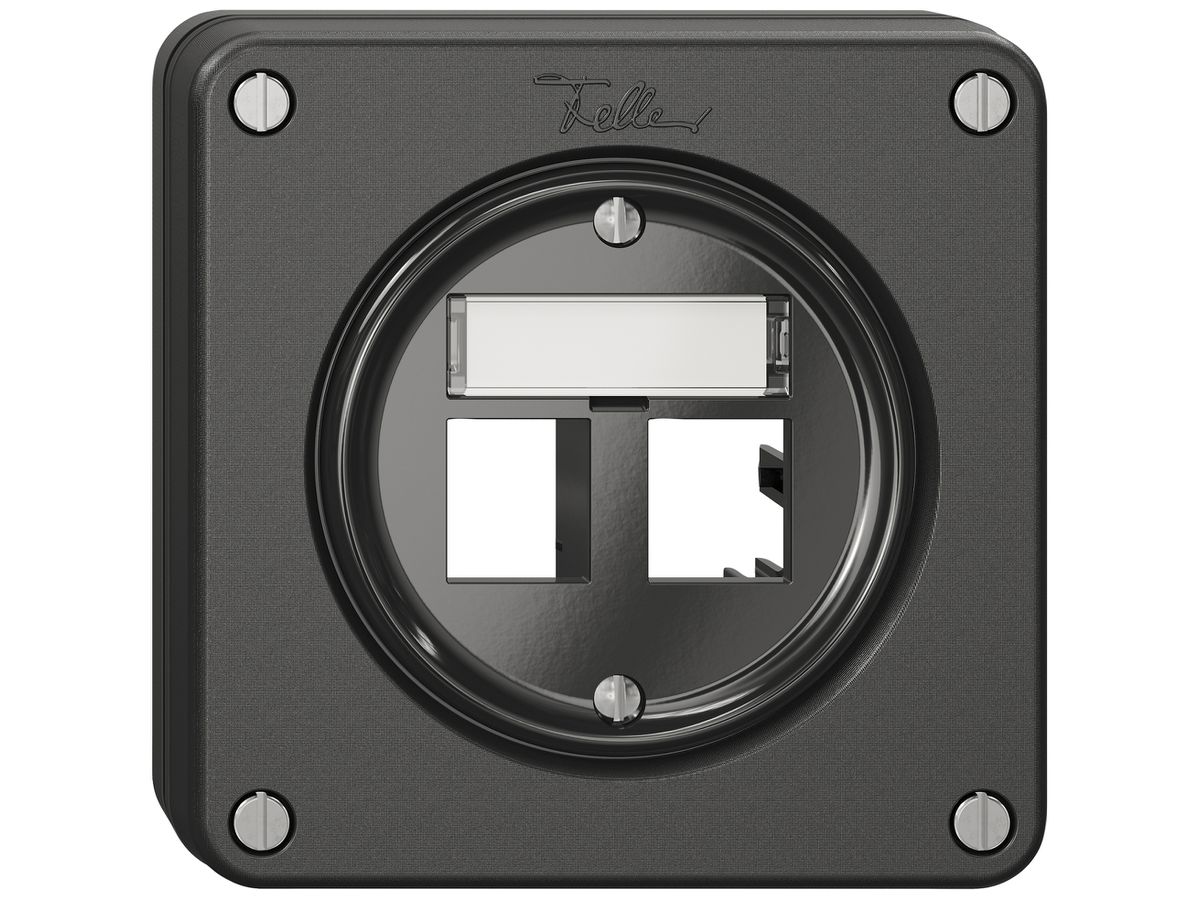 UP-Montageset NEVO freenet SNAPFIX® für 2 Buchsen 87×87mm sz