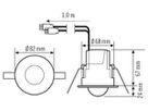 EB-Bewegungsmelder ESYLUX MD-CE 360i/8 GST, opal matt