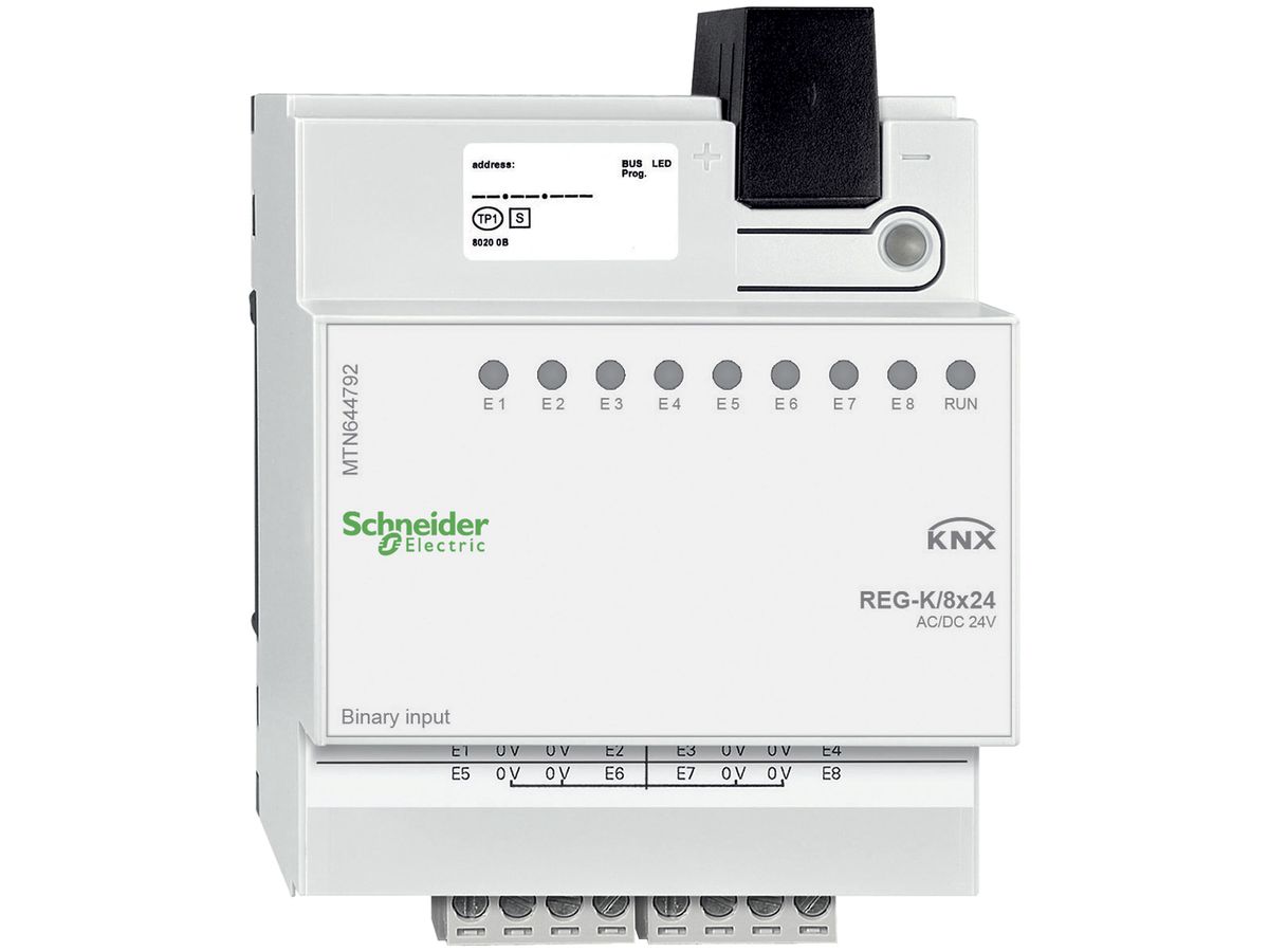 REG-Binäreingang KNX Schneider Electric 8×24V MTN644792