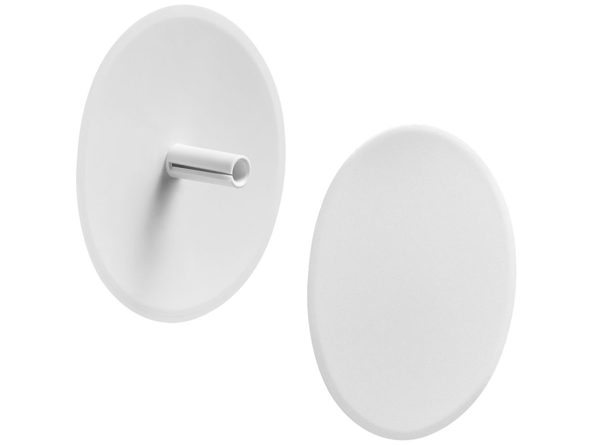 Deckenrosette HSB Weibel Ø98×5mm Kunststoff weiss GDP bei 850°C