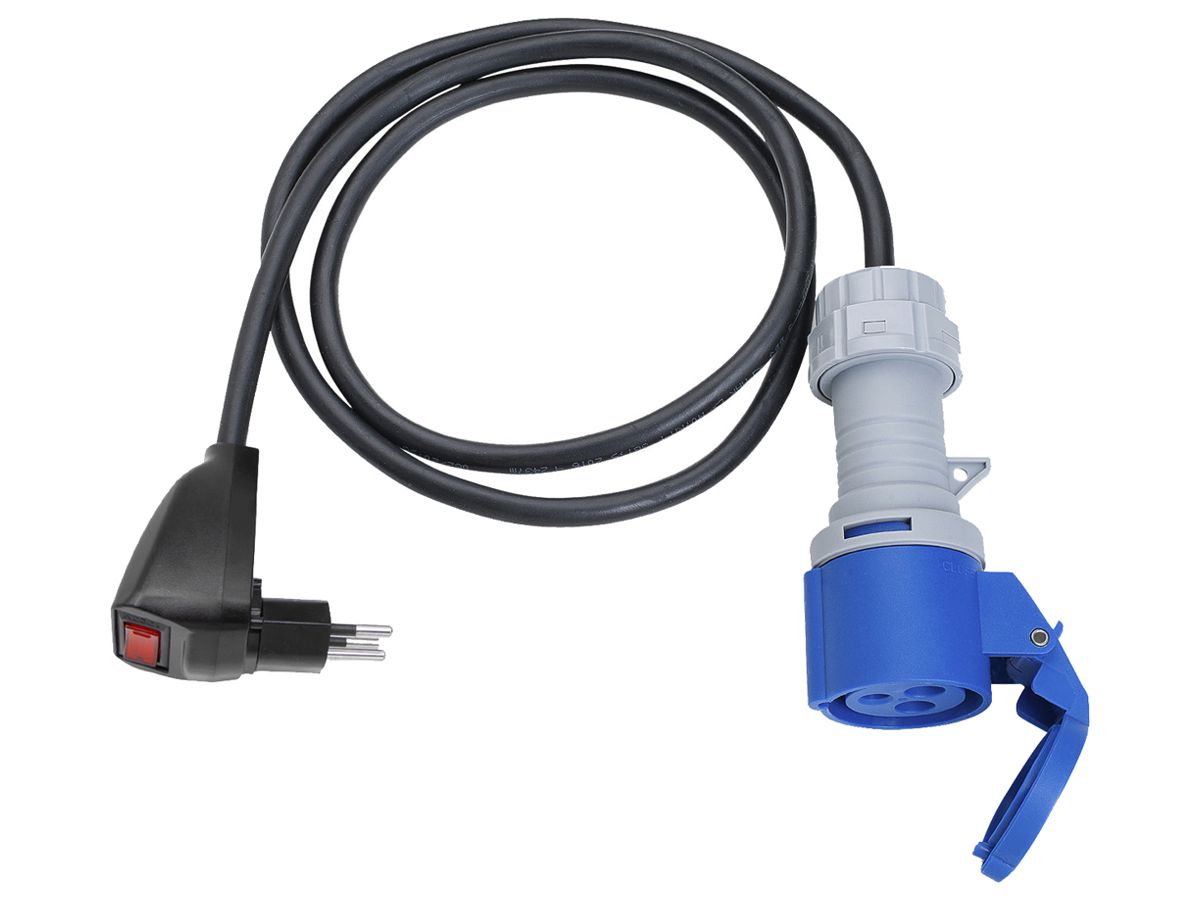 Verlängerungskabel Brennenstuhl PVC 16A 230V 3×1.5mm² T12/CEE16 Reset 1.5m sz