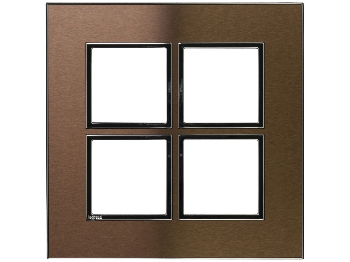 Abdeckrahmen ATO 2×2 Modul, pink champagne brushed