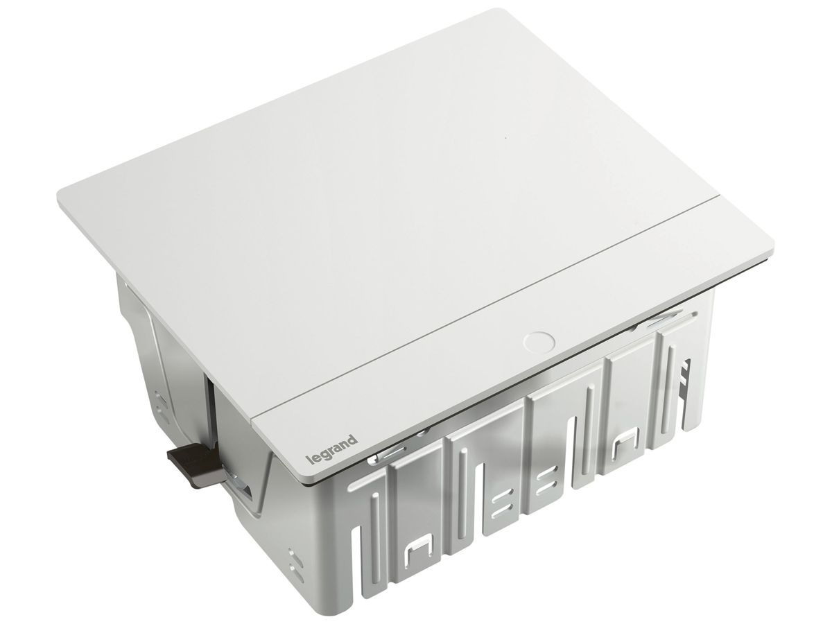 Tischsteckdose POP-UP für 4 Module Mosaic weiss