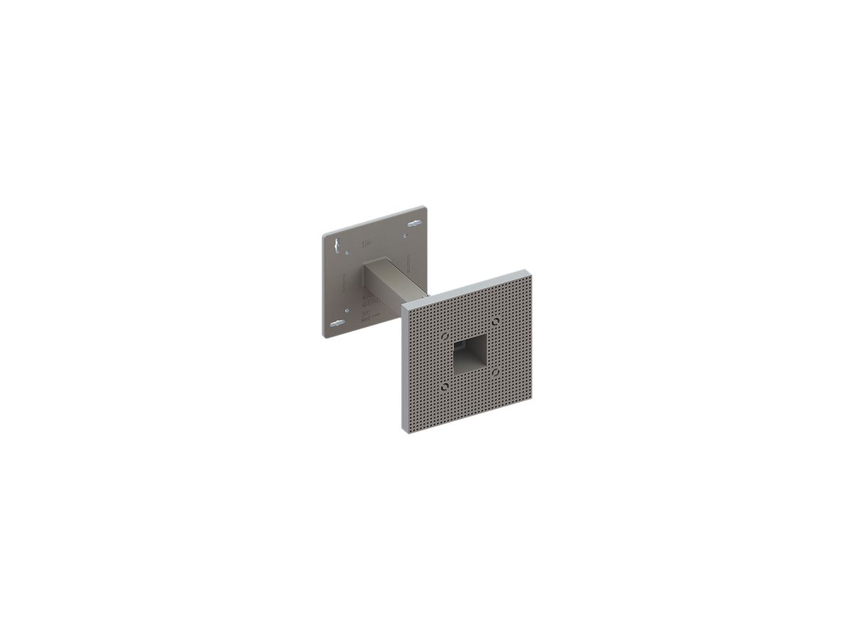 Teleskop-Geräteträger AGRO 110×110mm für Rohr Ø20mm für Isolation 80…160mm