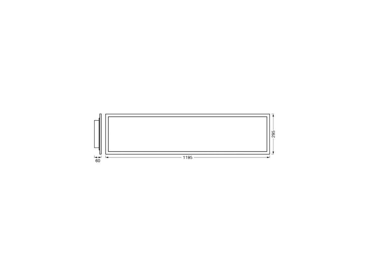 LED-Deckenleuchte LEDVANCE SMART+ WIFI PLANON 36W 3000lm RGB TW DIM 1195×295 ws