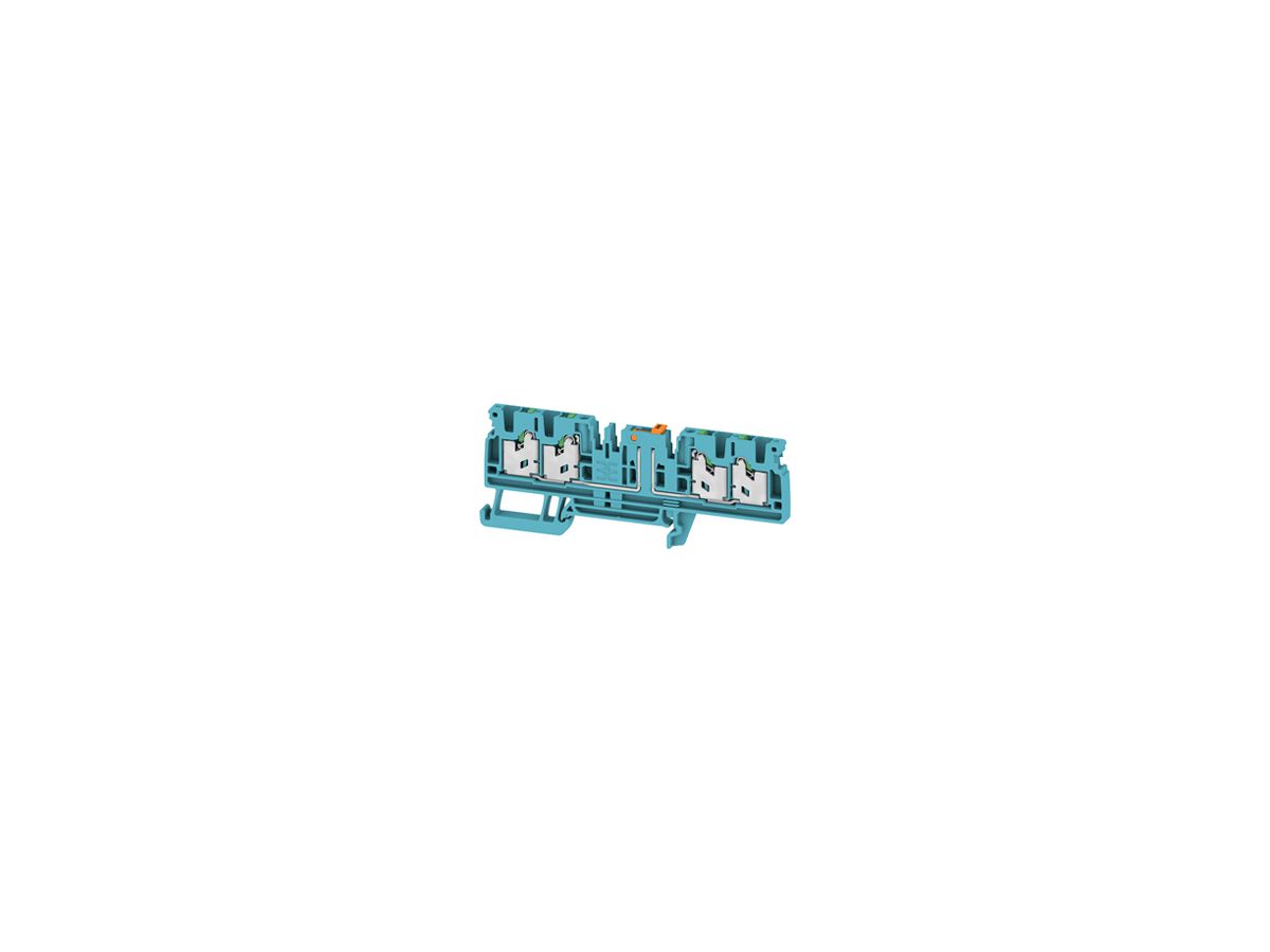 Messtrenn-Reihenklemme WM SDT 4C 0.5…2.5mm² 20A/500V Snap-in TH35 bl