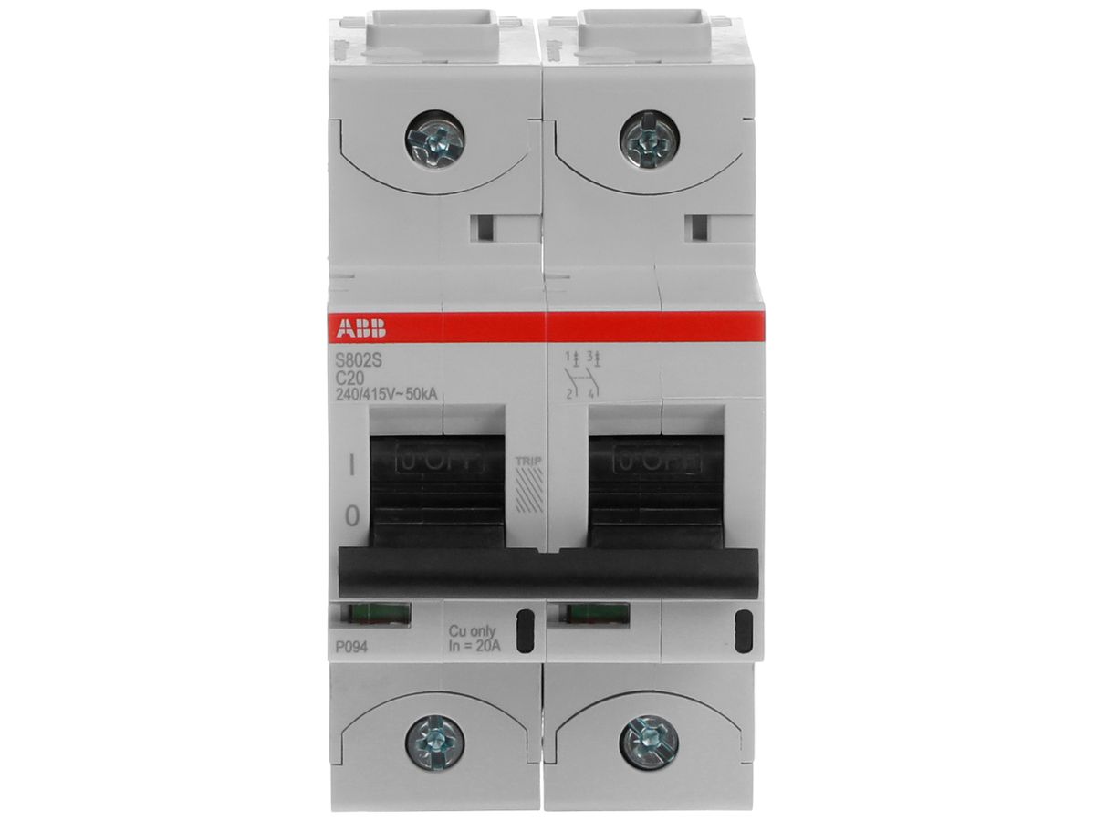 Leitungsschutzschalter ABB S802S-C 20A 50kA