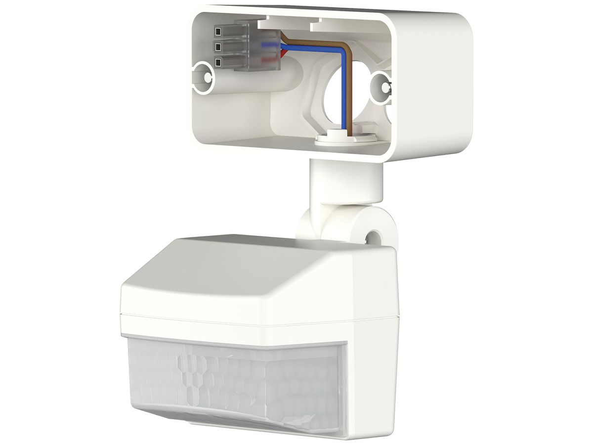 Bewegungsmelder-Modul Theben theLeda B 0…180° 3×12m Ø12m IP55 weiss