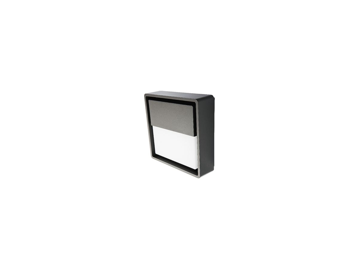 LED-Wandleuchte SG Frame Square 6W 300lm 830 IP66 DIM 240×240mm anthrazit