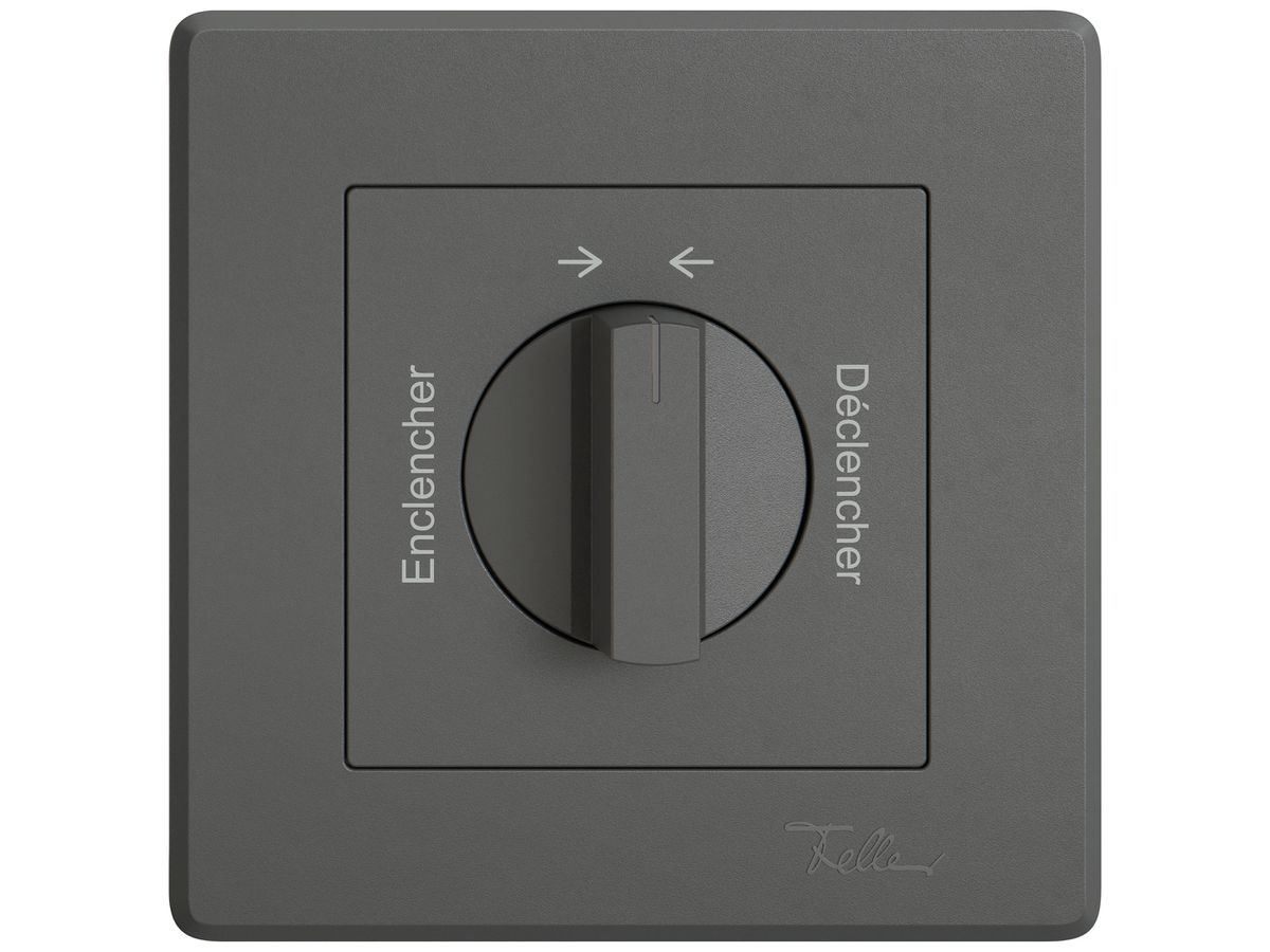 UP-Montageset EDIZIO.liv SNAPFIX® f.Drehschalter m.Griff Encl.→ ← Décl.dgu