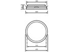 EB-LED-Deckenleuchte Philips Essential 15.4W 1817lm 930 DALI Ø400×82mm weiss