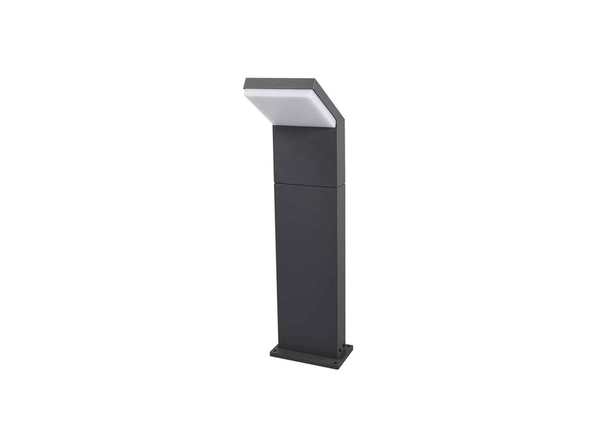 LED-Pollerleuchte ELBRO 9W 680lm 2200K IP54 mit Grundplatte anthrazit